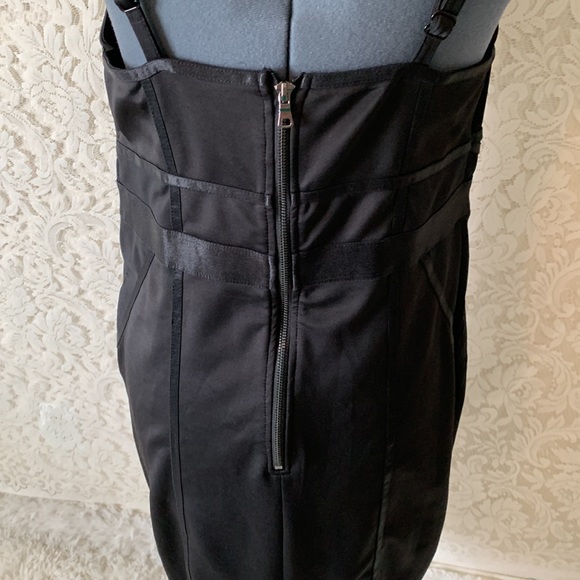 ❌SOLD❌TORRID BLACK SCUBA KNIT & MESH BODYCON DRESS - Picture 11 of 14